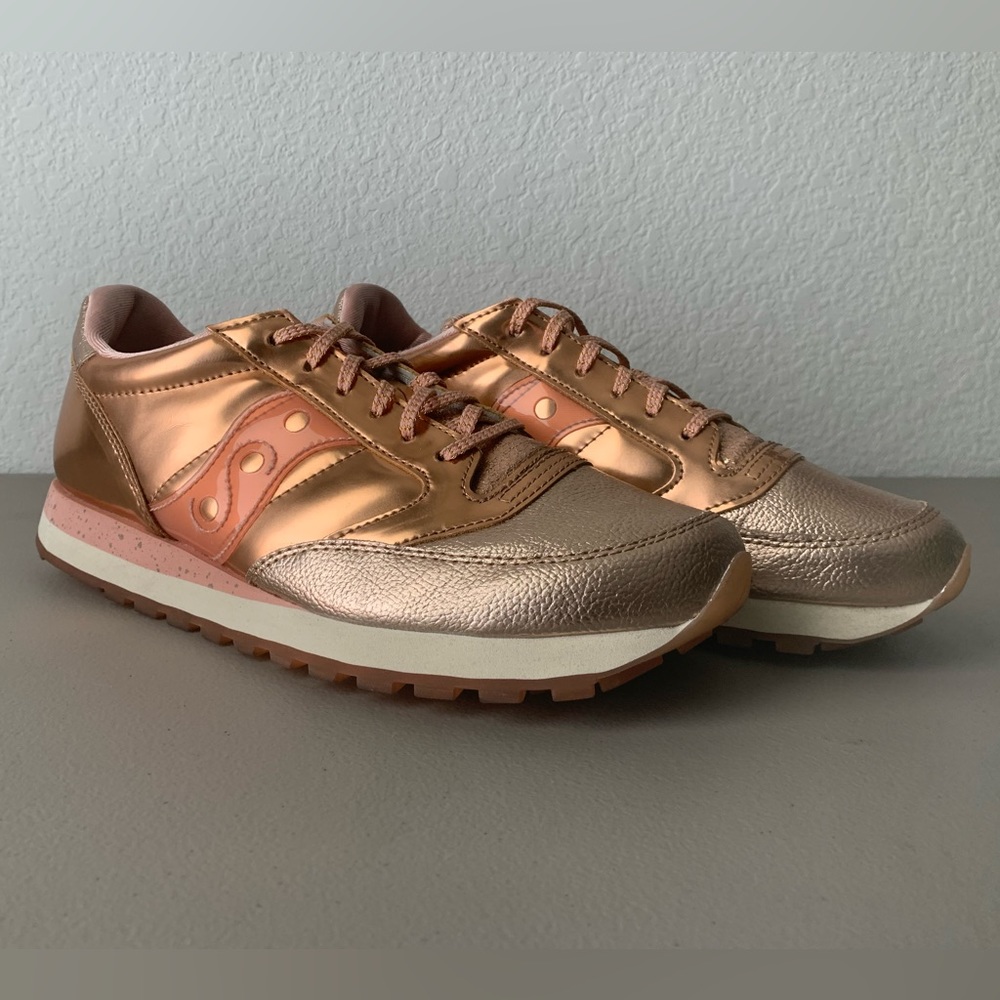 Saucony Jazz: Metallic Rose Gold W10